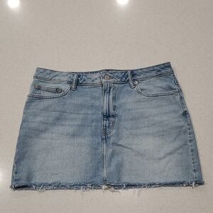 Lucky Brand Blue Casual Mini Skirt